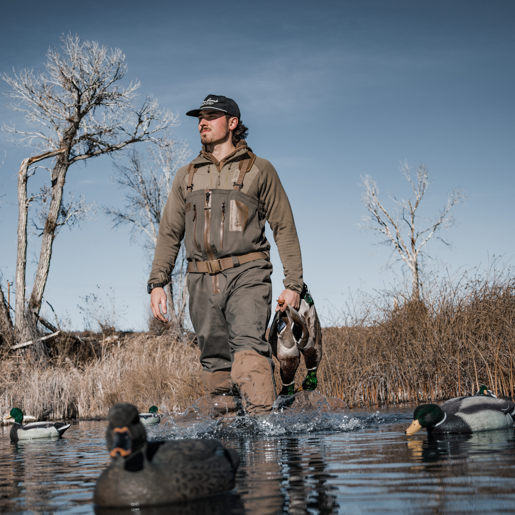 Mallard Head Decoy Flocking Kit 