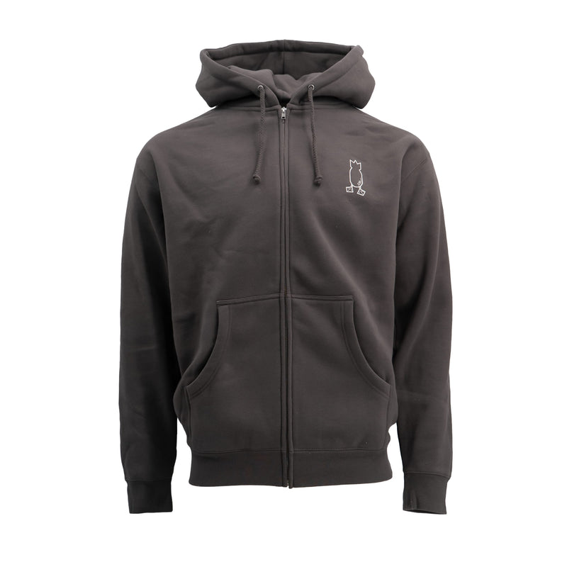 Zip Hoodie Charcoal S
