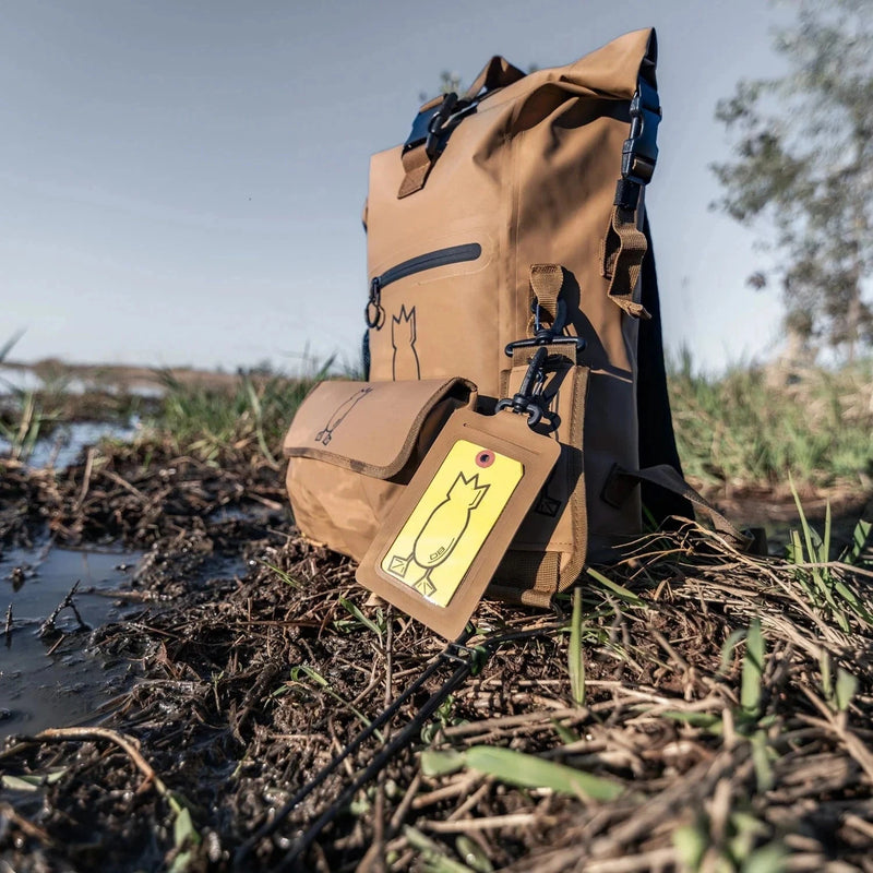 Duck Tote and ID Tag Holder Combo
