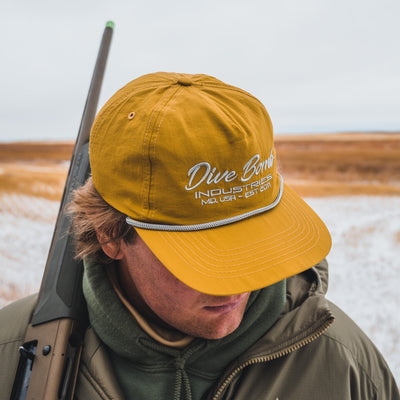 Script Text Parachute Rope Hat