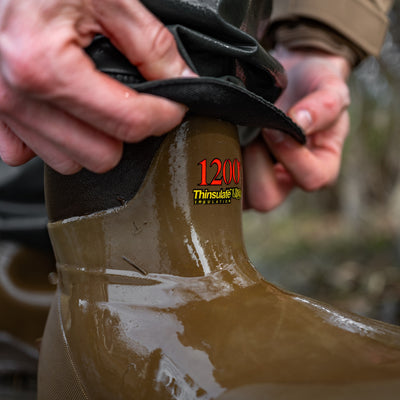 Zip Duck Hunting Waders - Covert Green
