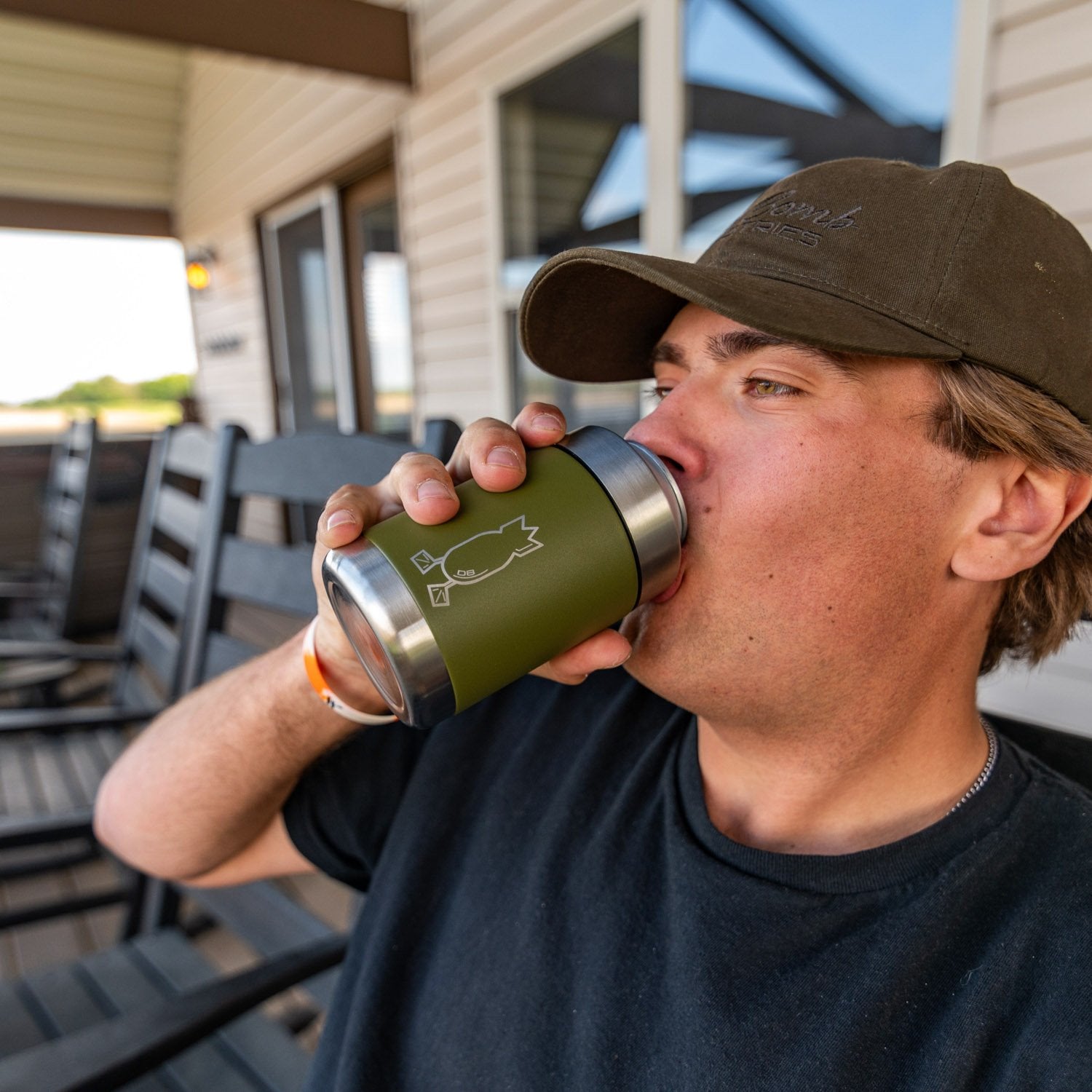 Can Cooler Covert Green