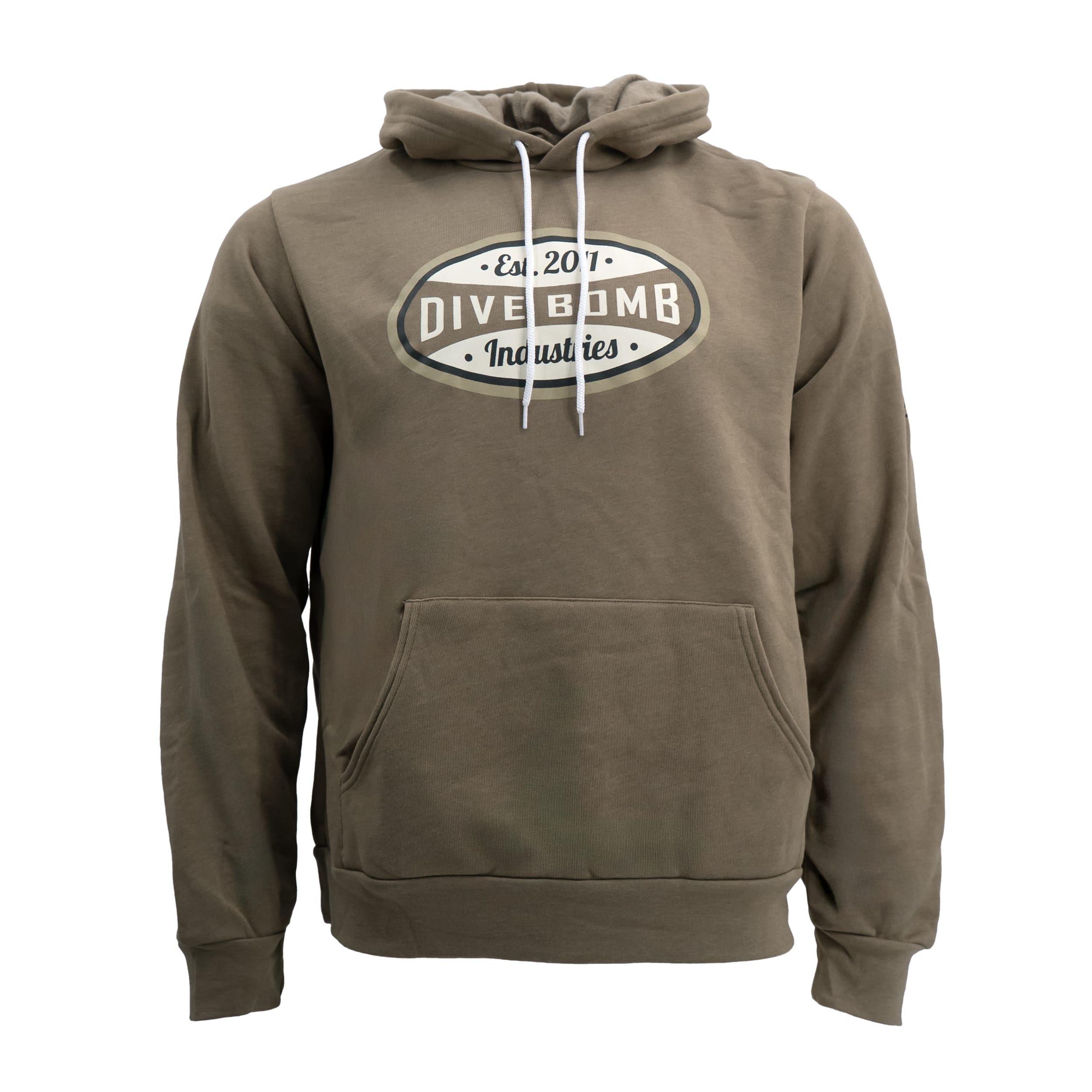 Fleece Hoodie Heather Olive S