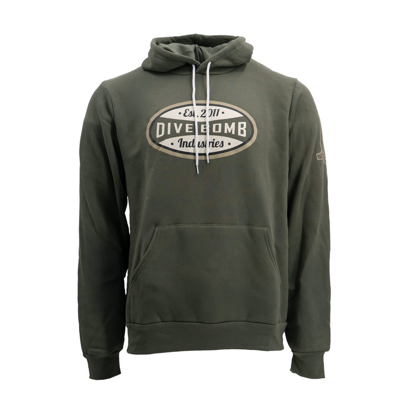 Fleece Hoodie Military Green S