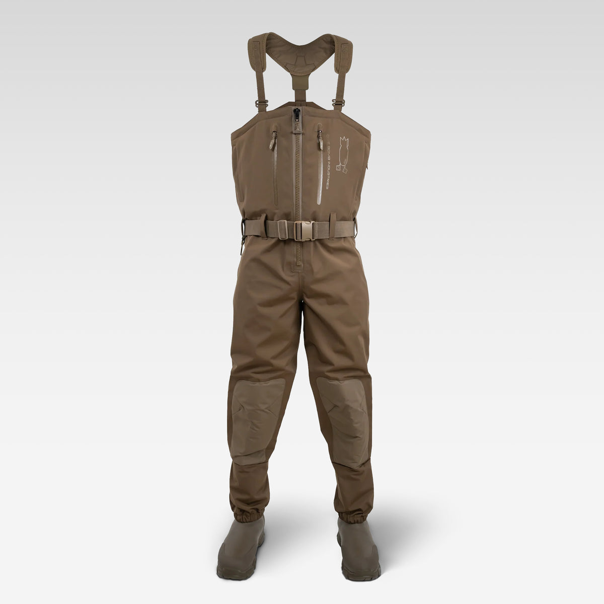 Dive Bomb's Muck Brown Zip Duck Hunting Wader