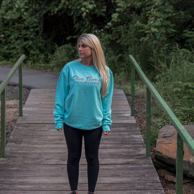 Script Text Crewneck Sweatshirt (5 Color Options)