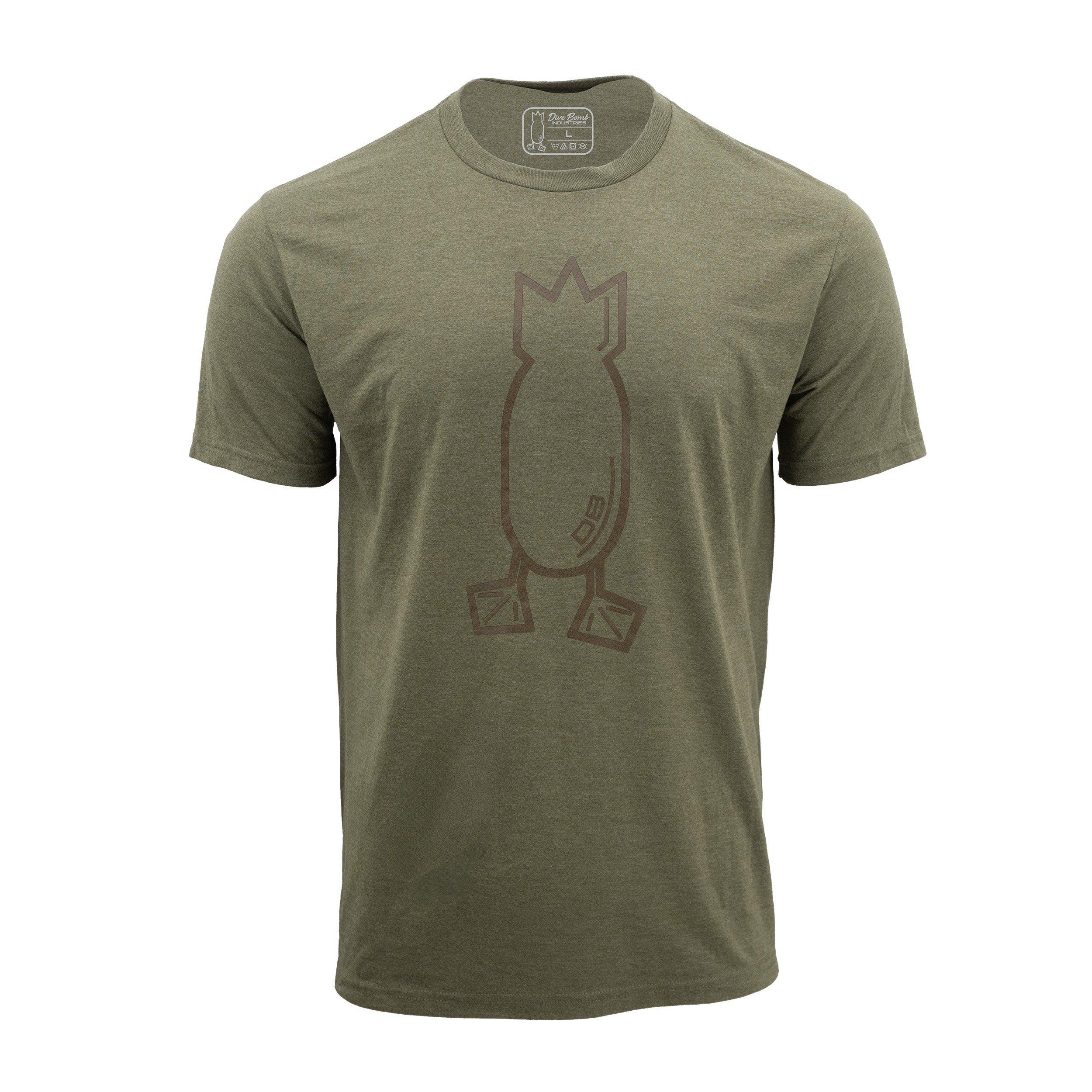 OG Logo Shirt S Military Green Heather