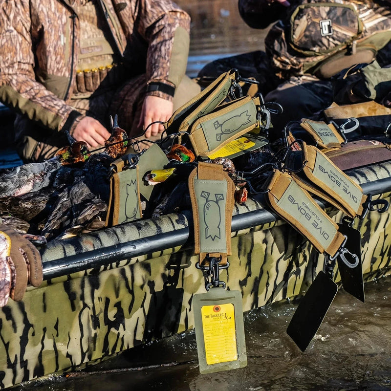 Duck Tote and ID Tag Holder Combo