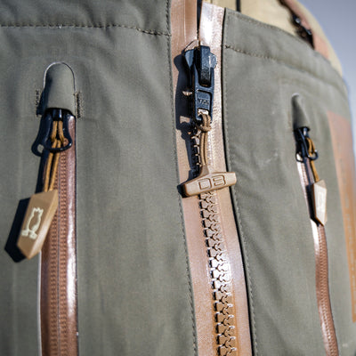 Zip Duck Hunting Waders - Covert Green