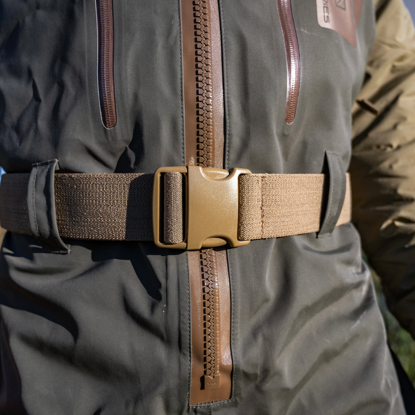 Zip Duck Hunting Waders - Covert Green