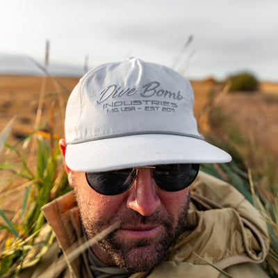 Script Text Parachute Rope Hat