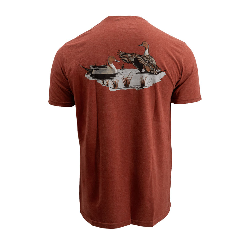 Pintails Elite Tee Heathered Russet S