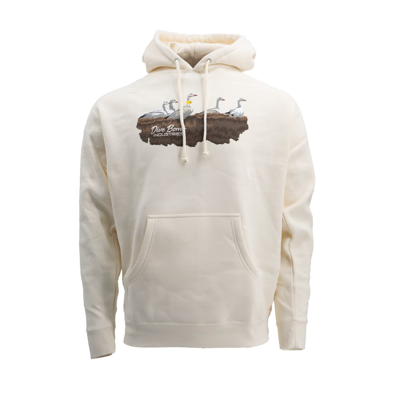 Snow Goose Hunting Hoodie Bone S