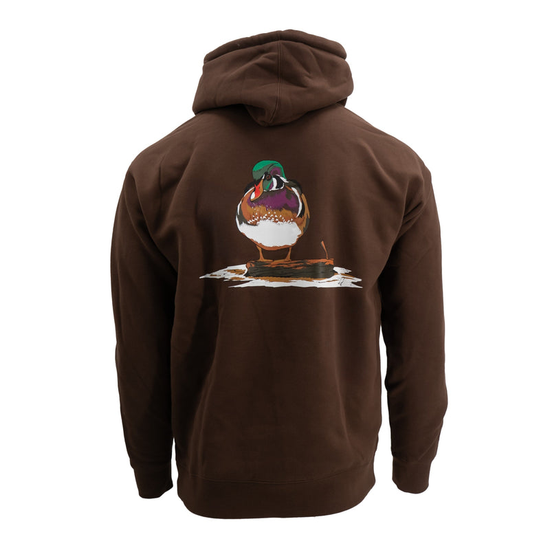 Woodie Hoodie Brown S