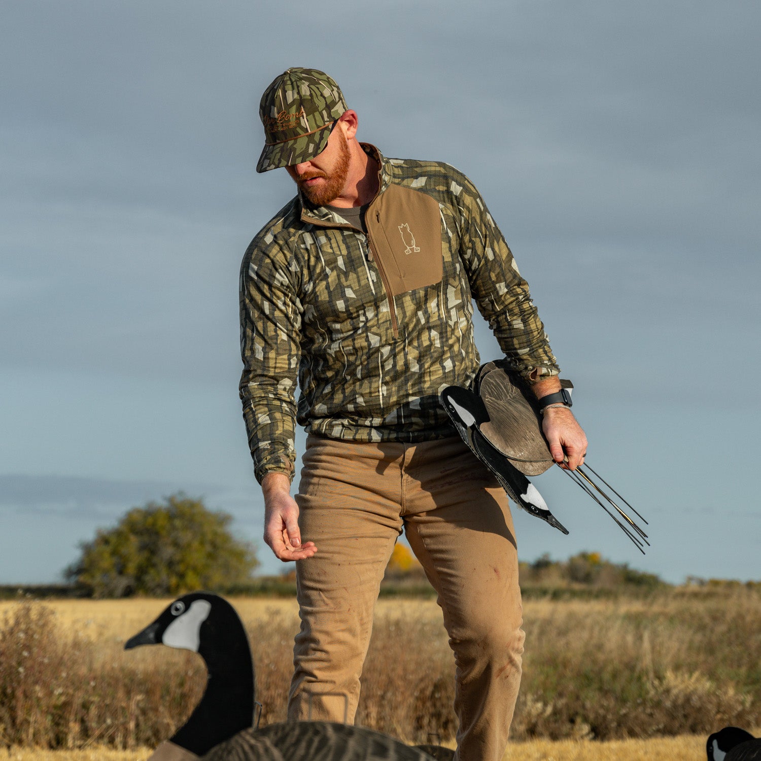 Hunting Base Layer Crew Sale Electric Timber / S