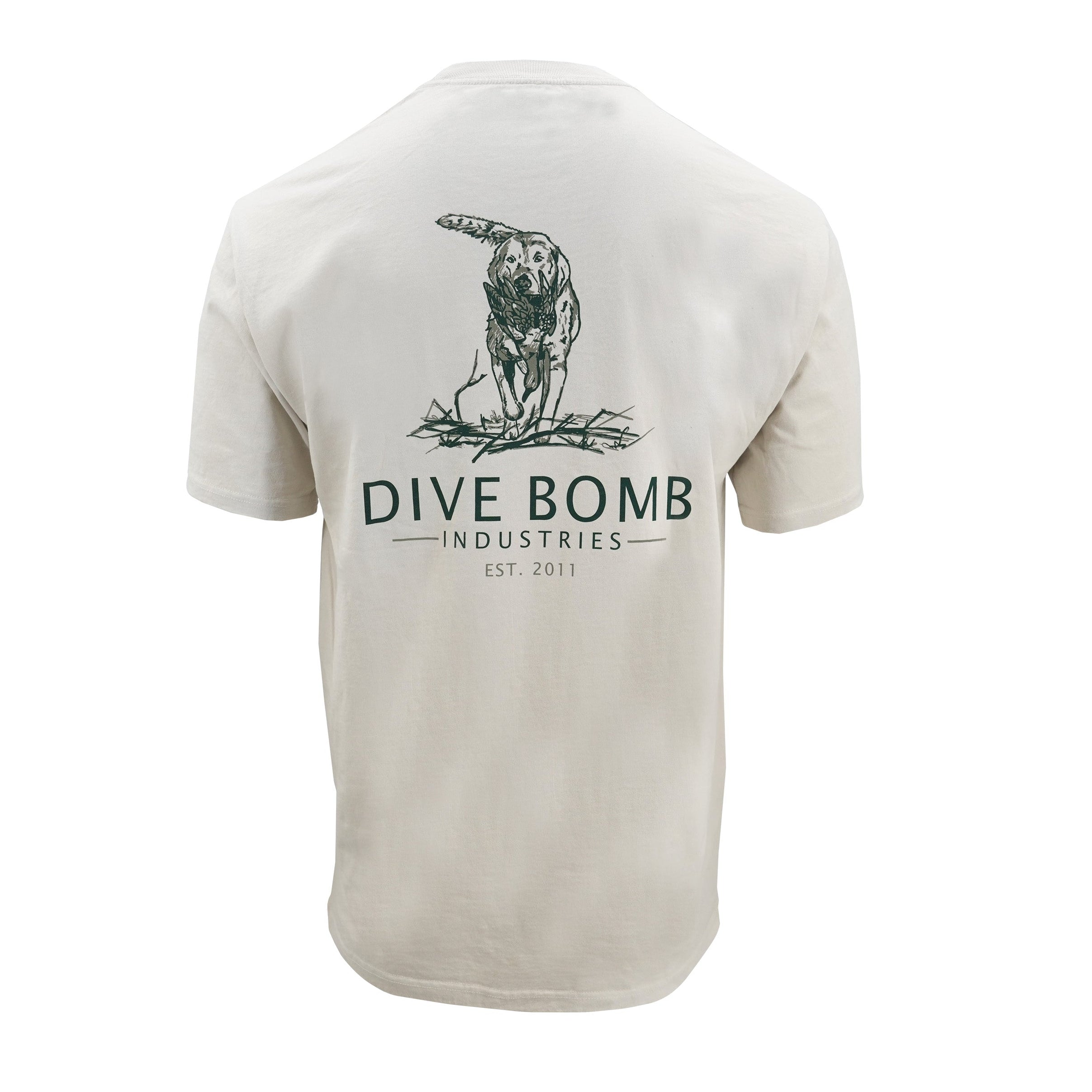 Vintage Duck Dog Tee Faded Bone Small