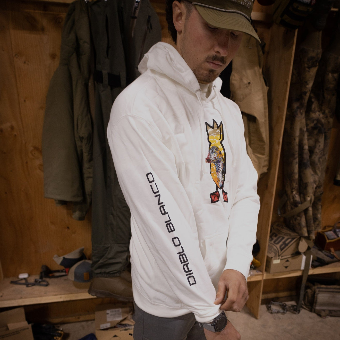 Diablo Blanco Hoodie (White)