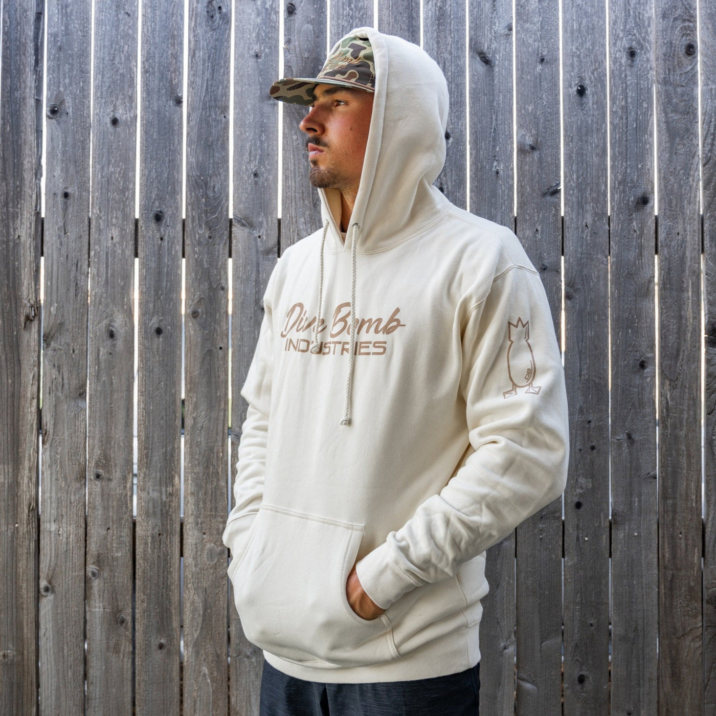 Script Text Heavyweight Hoodie
