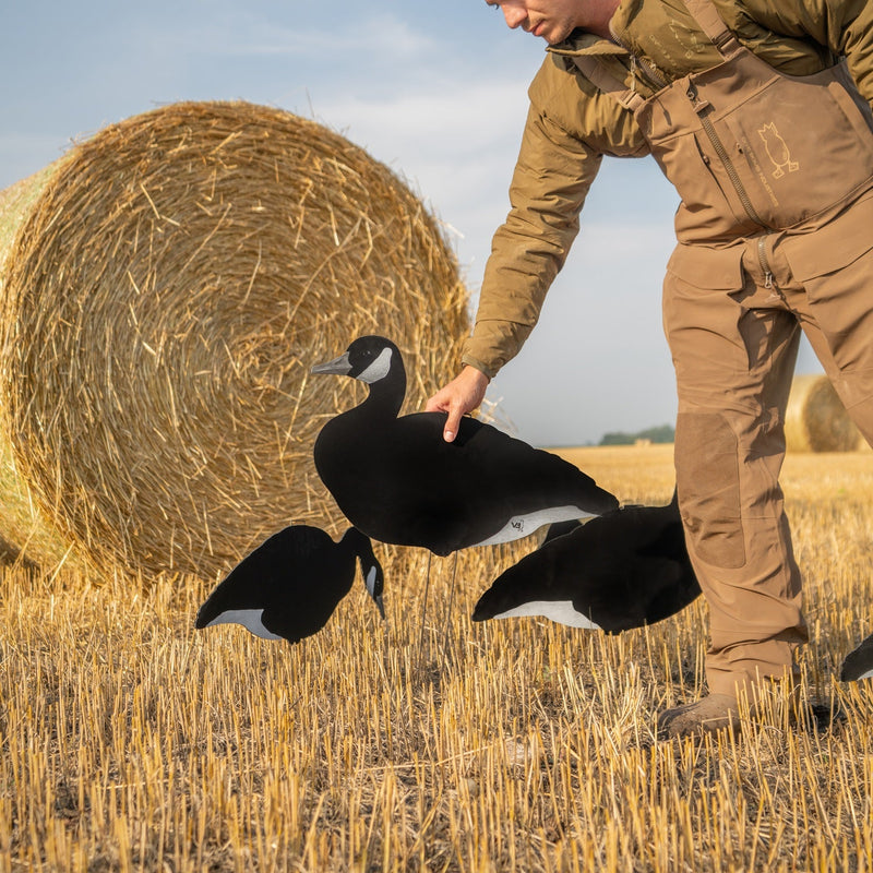 V3BW Flocked Black and White Silhouettes Decoys
