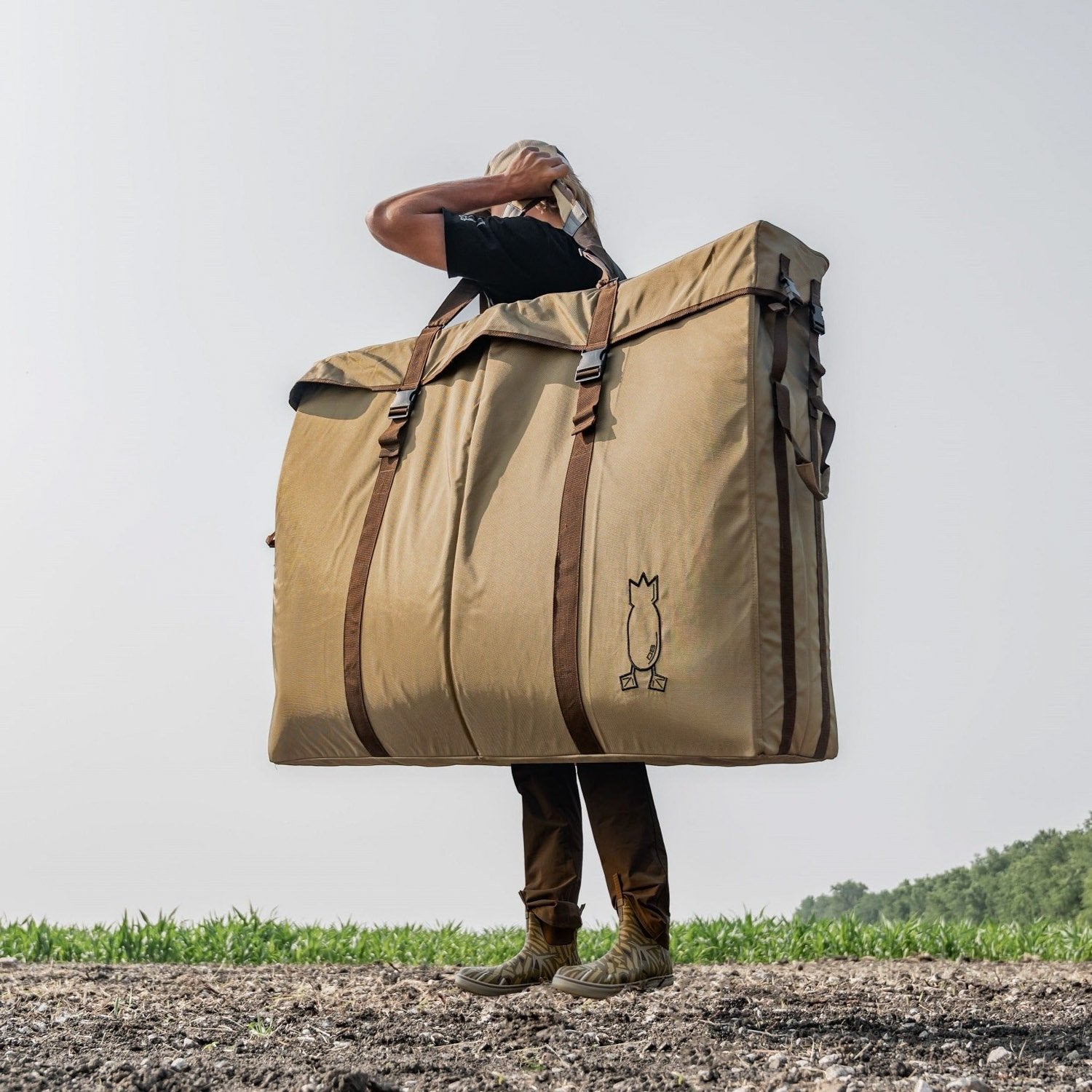 Crane Silhouette Decoy Bag