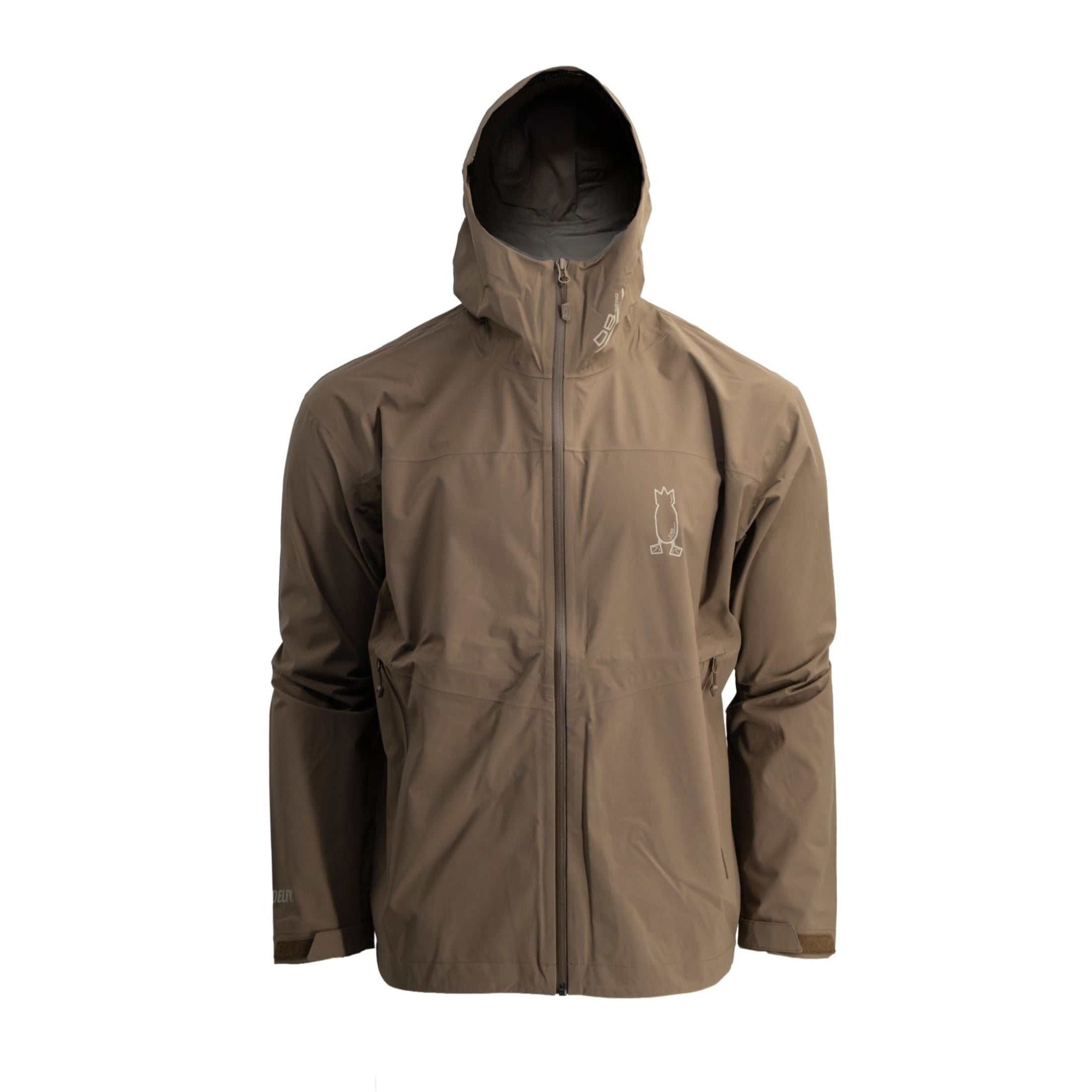 Lightweight Rain Jacket Otter Brown S