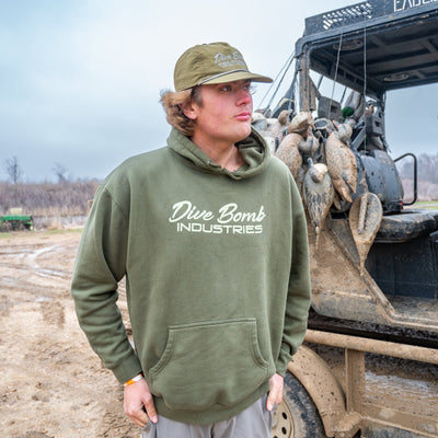Script Text Heavyweight Hoodie