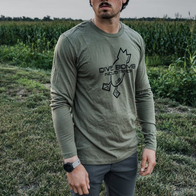 Strikethrough Logo Long Sleeve