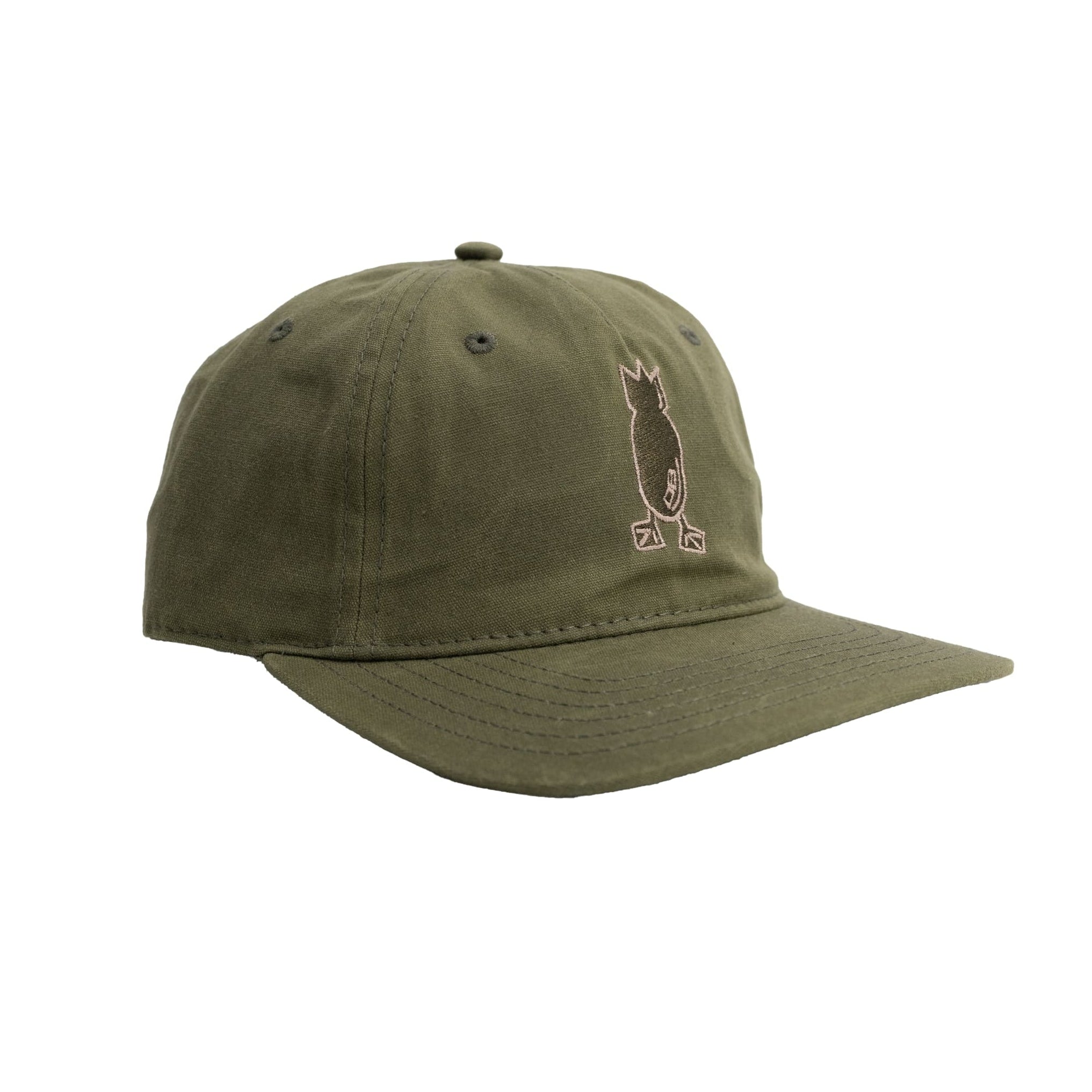 OG Logo Waxed Canvas Hat Olive