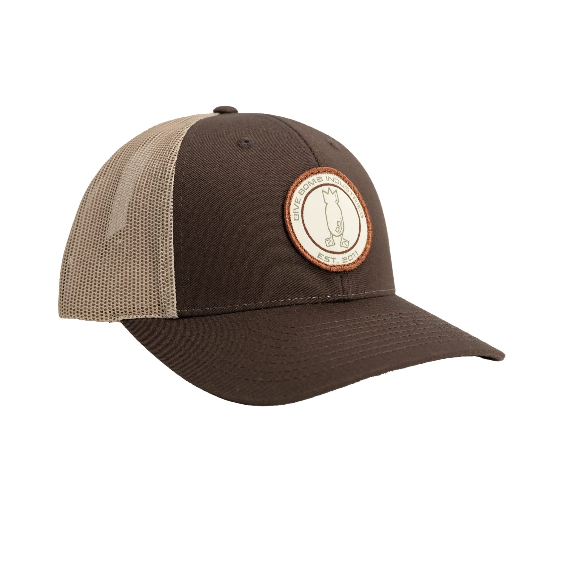 Circle Patch Small Hat Brown/Tan