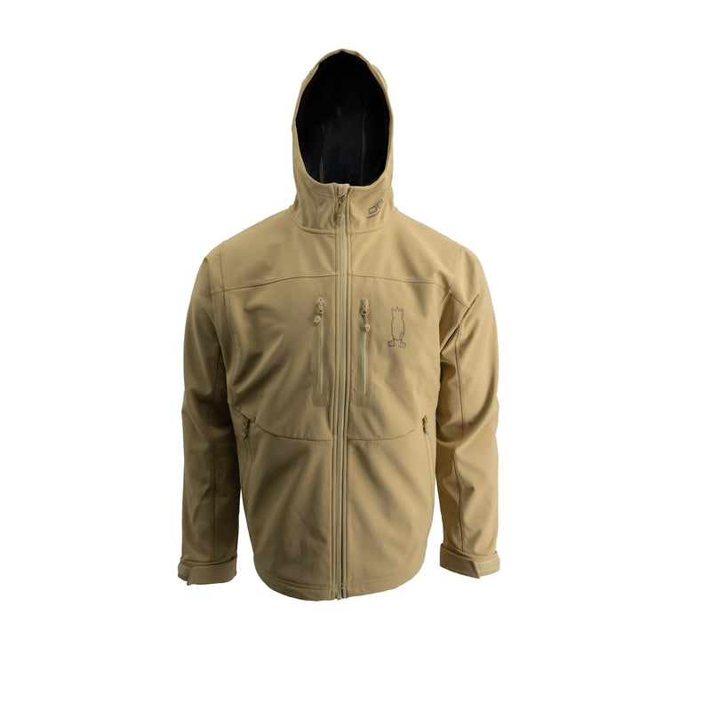 Hooded Hunting Jacket Field Tan S