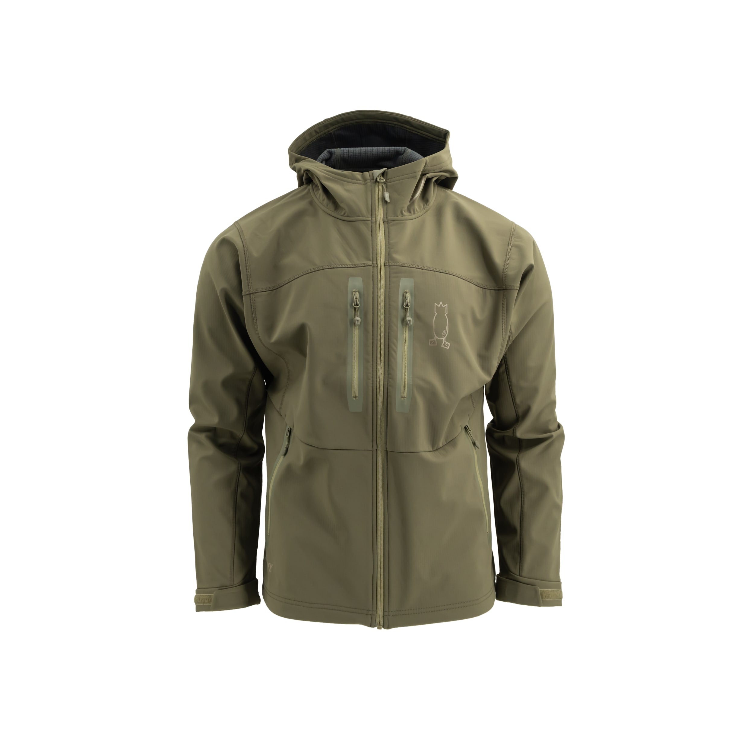 WILDTHINGS DACRON HOODED VEST　カーキ M Hard Shell Jacket FR – Wild Things
