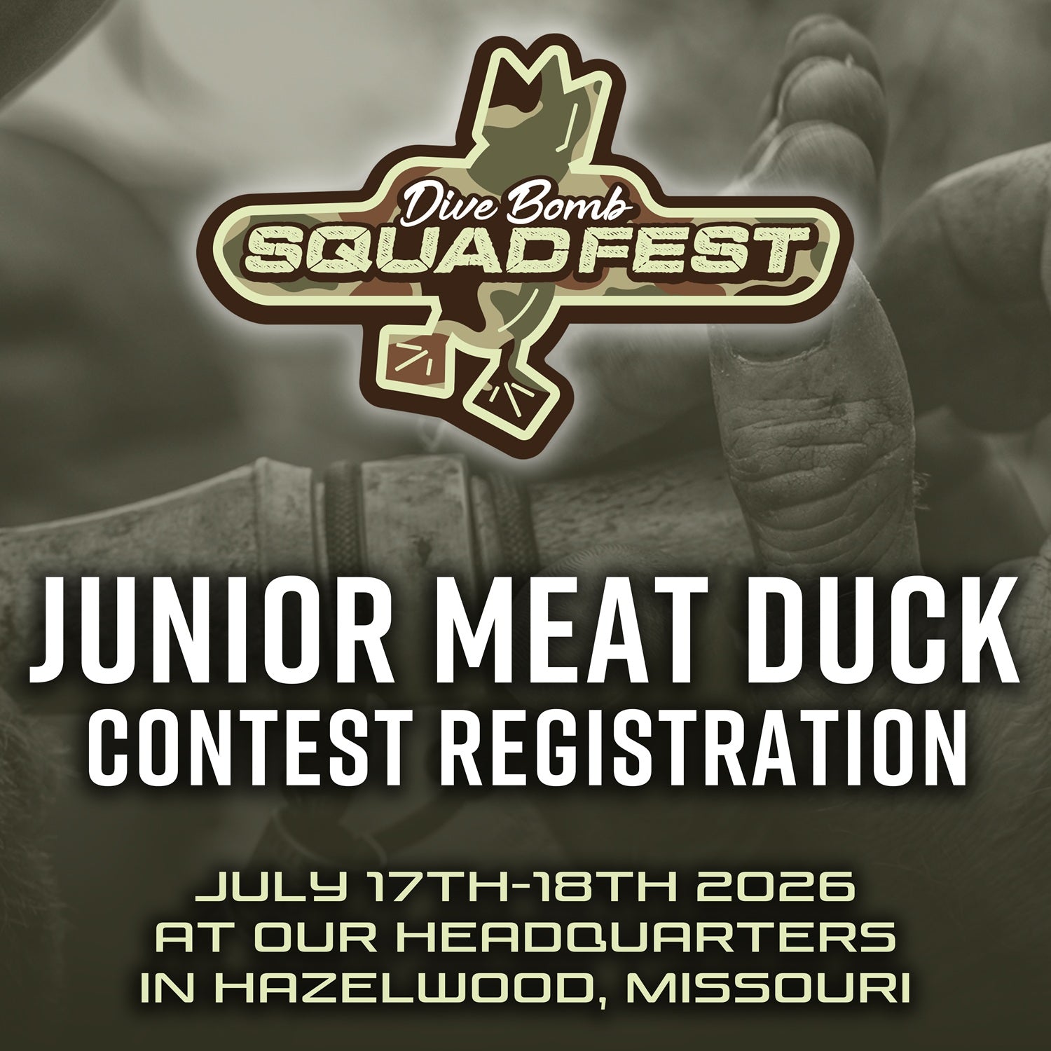 SquadFest 2026 Junior Meat Duck Calling Contest