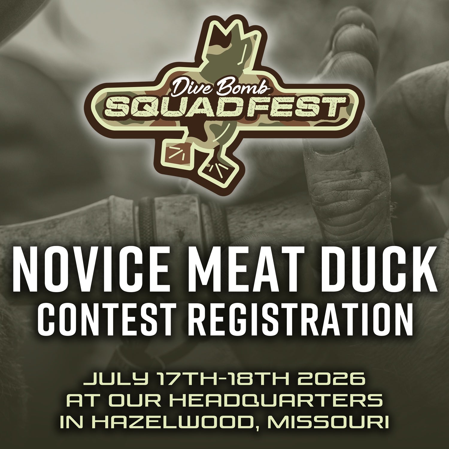 SquadFest 2026 Novice Meat Duck Calling Contest