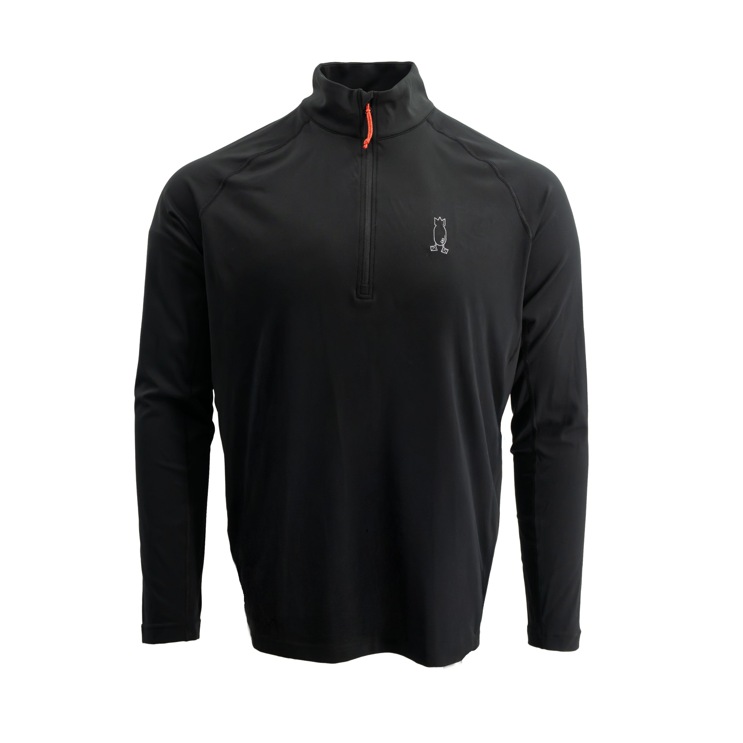 Performance Quarter Zip Jet Black S