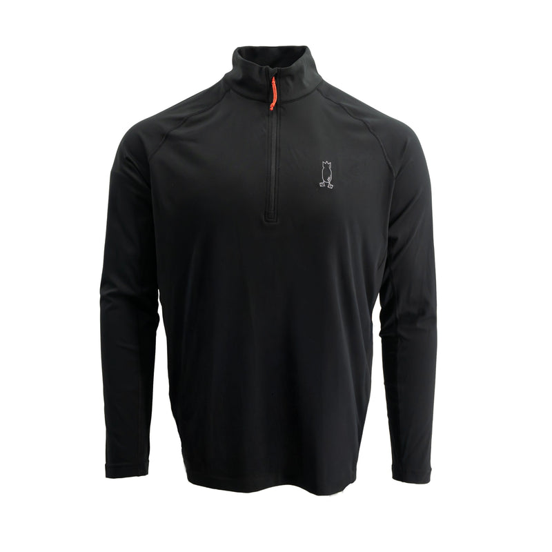 Performance Quarter Zip Jet Black S