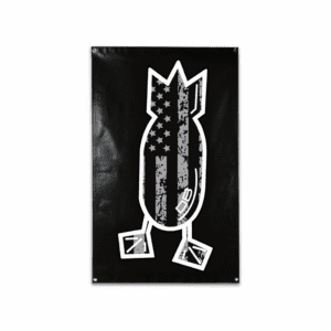 Blackout American Flag Banner