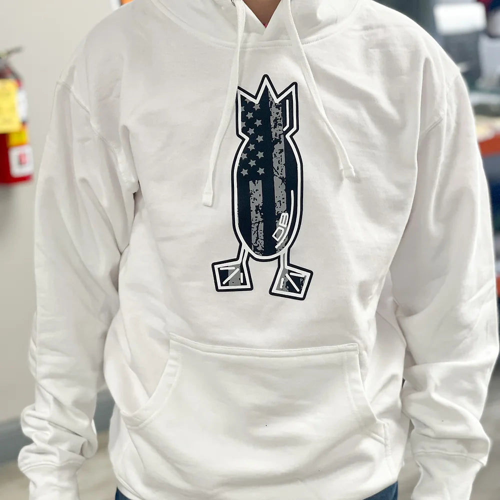 Blackout American Flag Hoodie