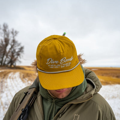 Script Text Parachute Hunting Hat