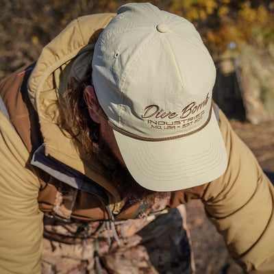 Script Text Parachute Hunting Hat