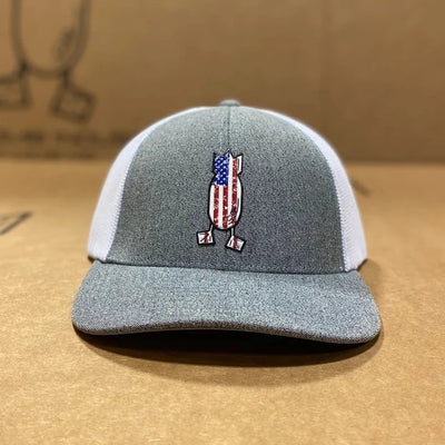 Worn American Flag Flexfit Hat