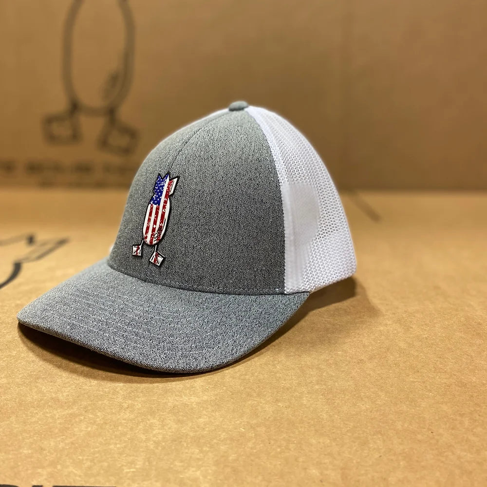 Worn American Flag Flexfit Hat