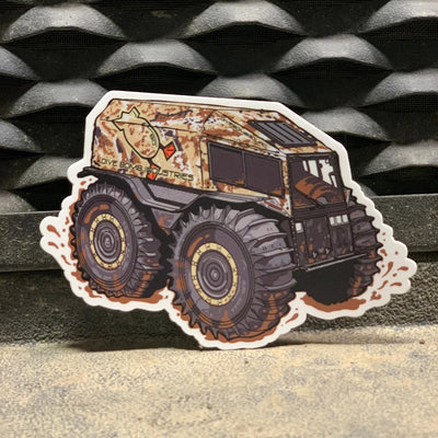 Dive Bomb Sherp 5" Decal