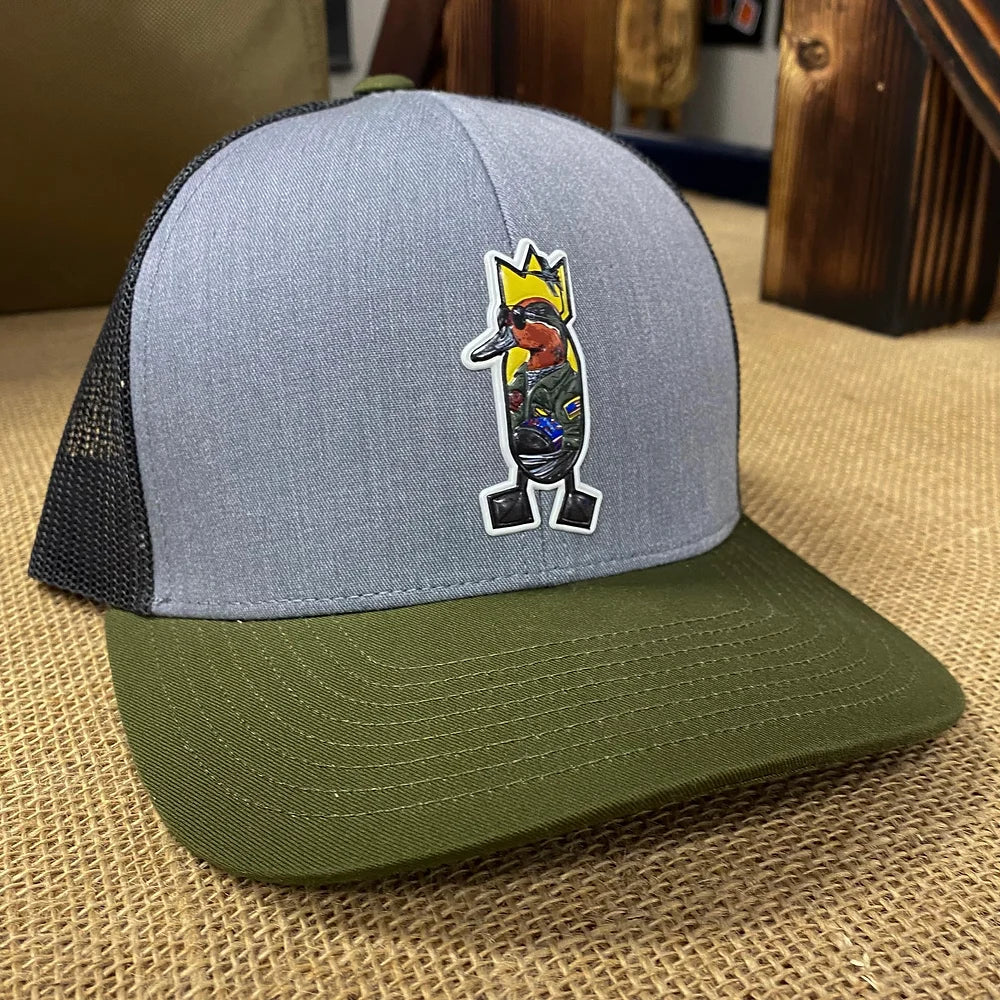Top Gun Snapback Hat - Teal Snapback Hat | Dive Bomb Industries