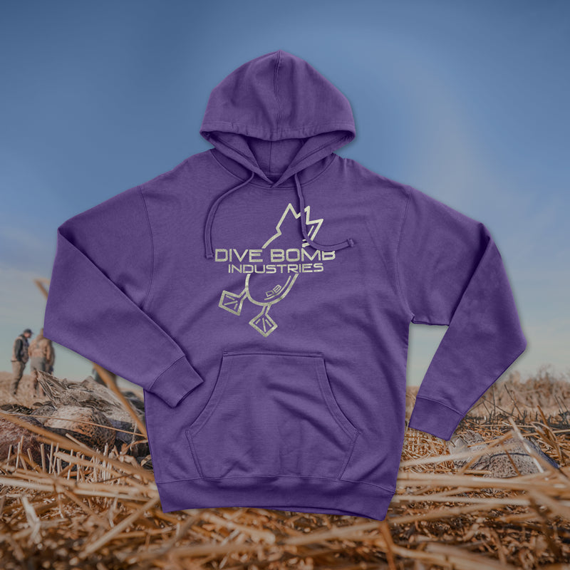 Strikethrough Youth Logo Hoodie
