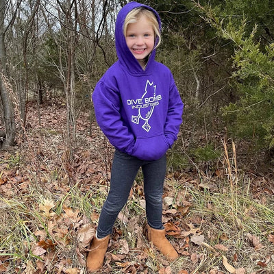 Strikethrough Youth Logo Hoodie